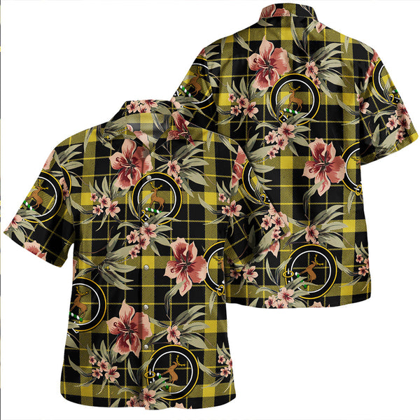 Raeburn Modern Clan Badge Tartan Aloha Hawaiian Shirt Tropical Old Style