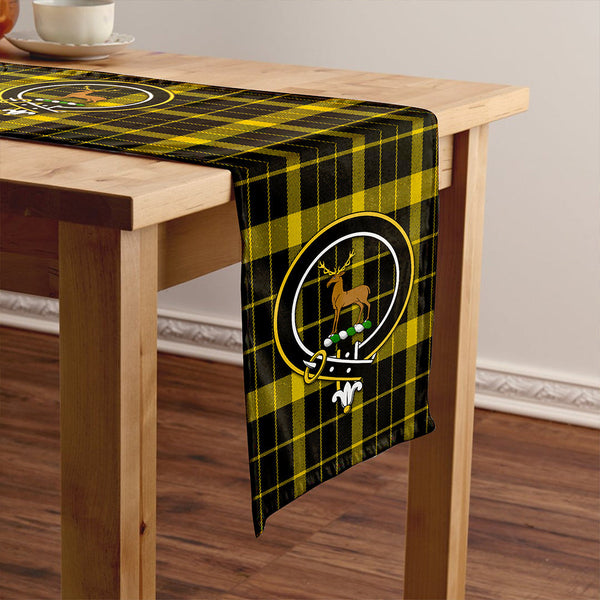 Raeburn Modern Clan Badge Tartan Table Runner