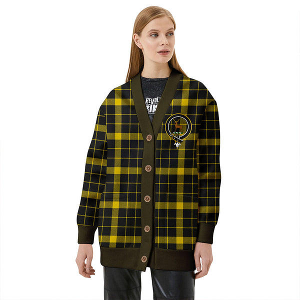 Raeburn Modern Clan Badge Tartan V-neck Cardigan