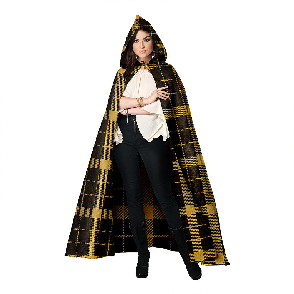 Raeburn Weathered Clan Badge Tartan Hooded Cloak