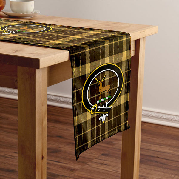 Raeburn Weathered Clan Badge Tartan Table Runner