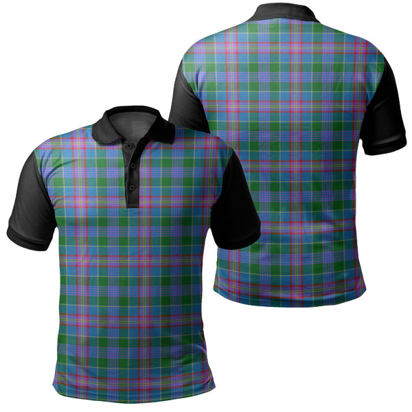 Ralston Tartan Classic Polo Shirt Black Neck 1 Style