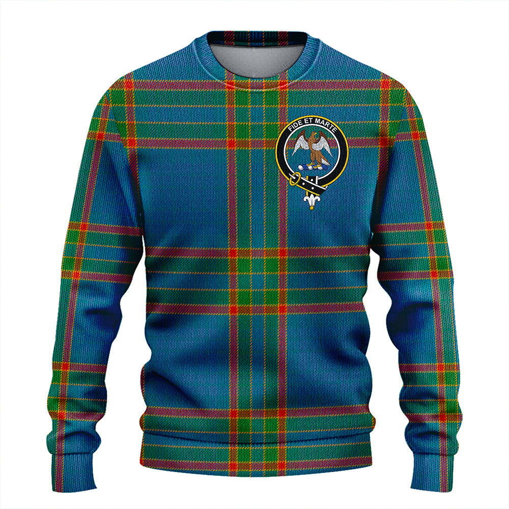 Ralston UK Ancient Clan Badge Tartan Knitted Sweater