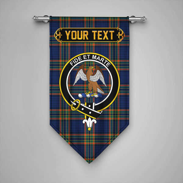 Ralston UK Modern Clan Badge Tartan Gonfalon Personalize