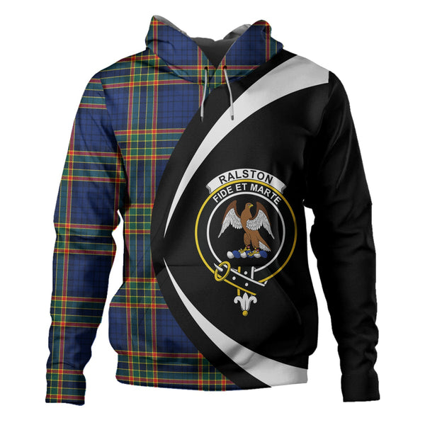 Ralston UK Modern Clan Badge Tartan Hoodie Circle Style