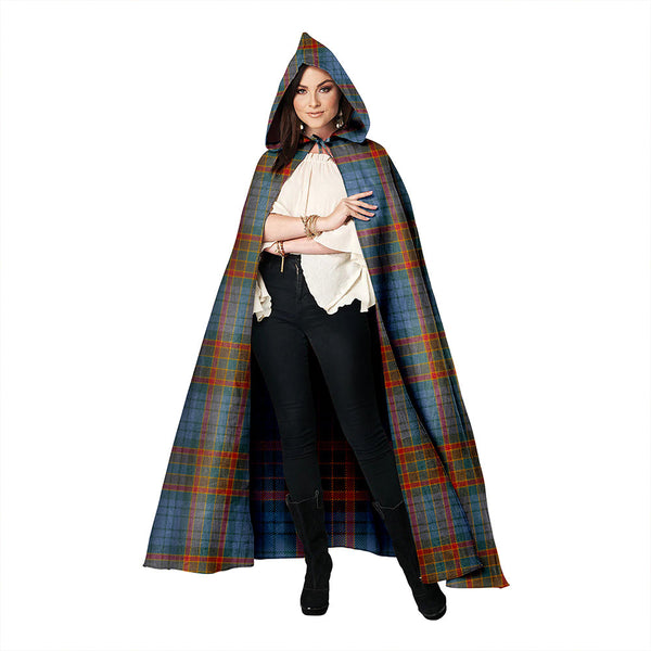 Ralston UK Weathered Clan Badge Tartan Hooded Cloak