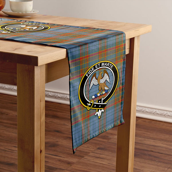 Ralston UK Weathered Clan Badge Tartan Table Runner