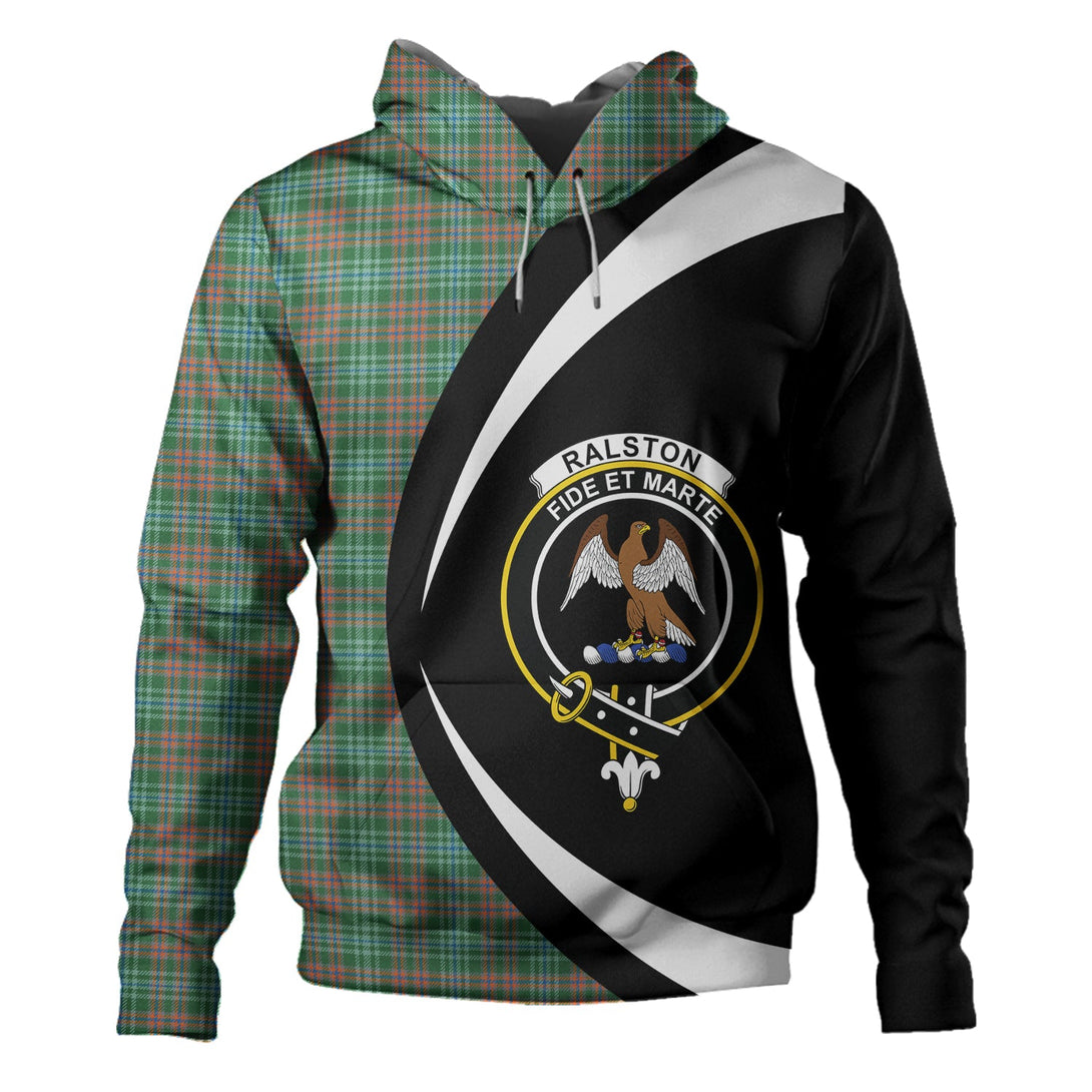 Ralston US Ancient Clan Badge Tartan Hoodie Circle Style