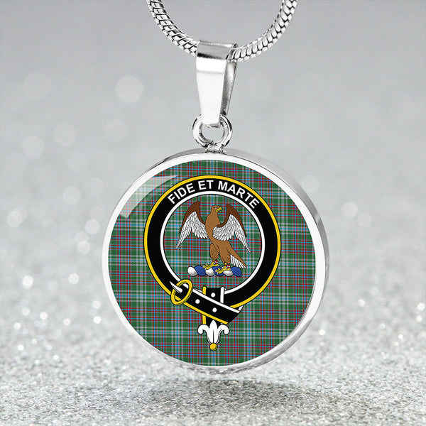 Ralston US Modern Clan Badge Tartan Classic Circle Necklace