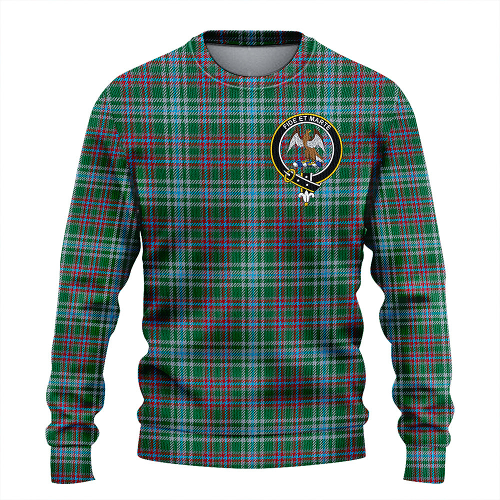 Ralston US Modern Clan Badge Tartan Knitted Sweater