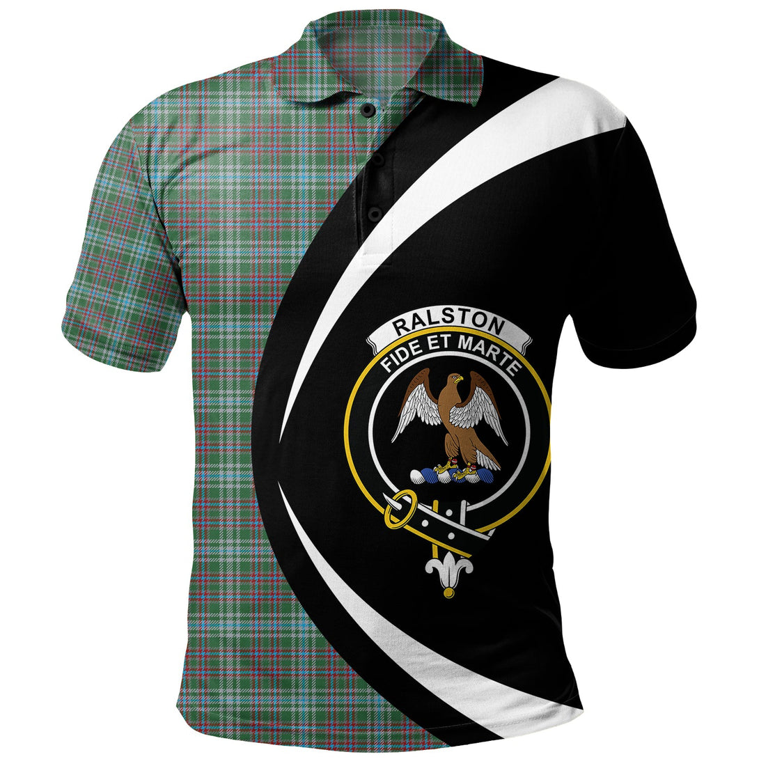 Ralston US Modern Clan Badge Tartan Polo Shirt Circle Style Personalized