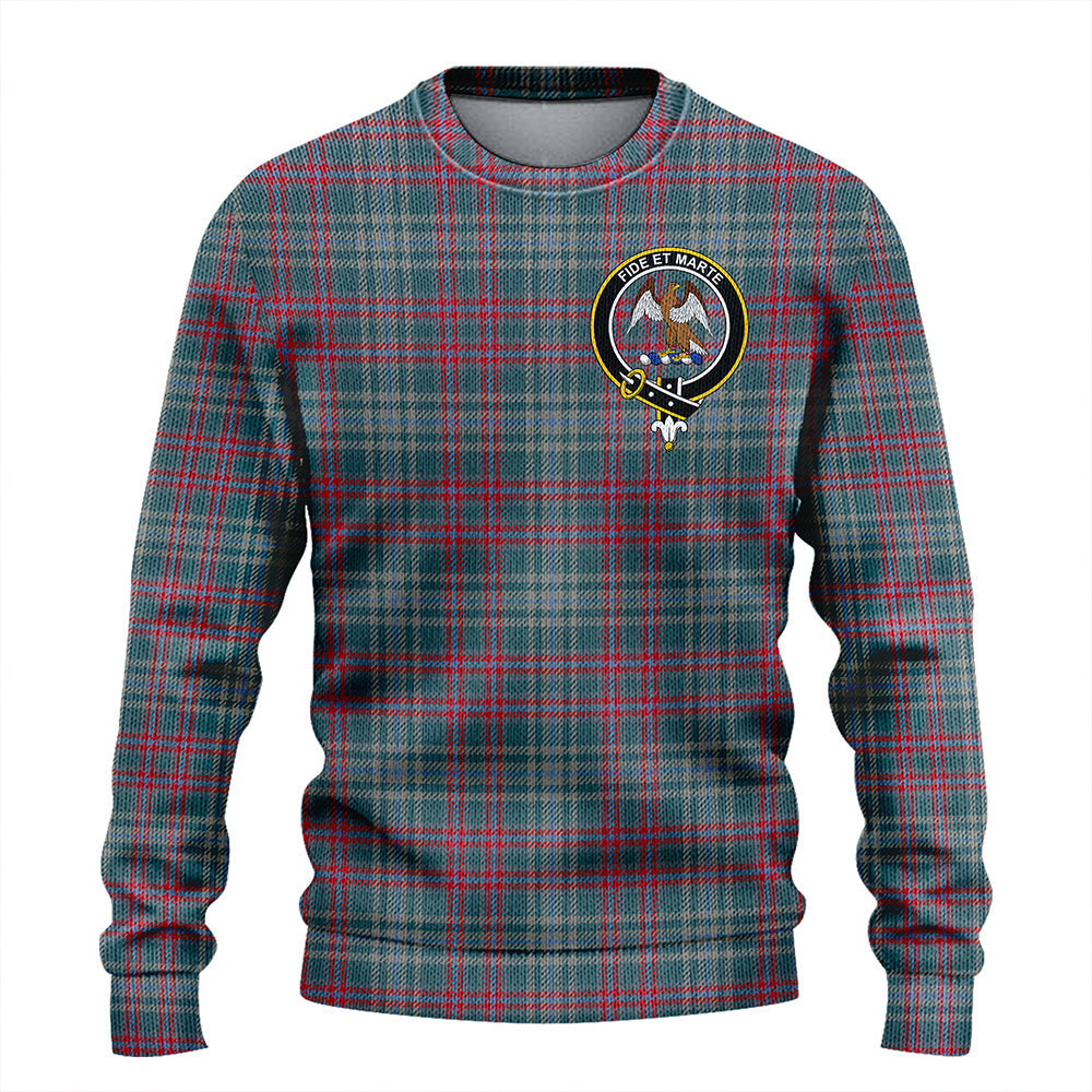 Ralston US Weathered Clan Badge Tartan Knitted Sweater