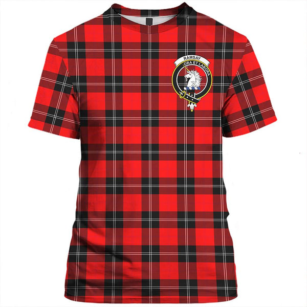 Ramsay Modern Tartan Classic Crest T-Shirt