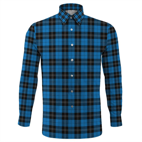 Ramsay Blue Ancient Tartan Classic Long Sleeve Button Shirt