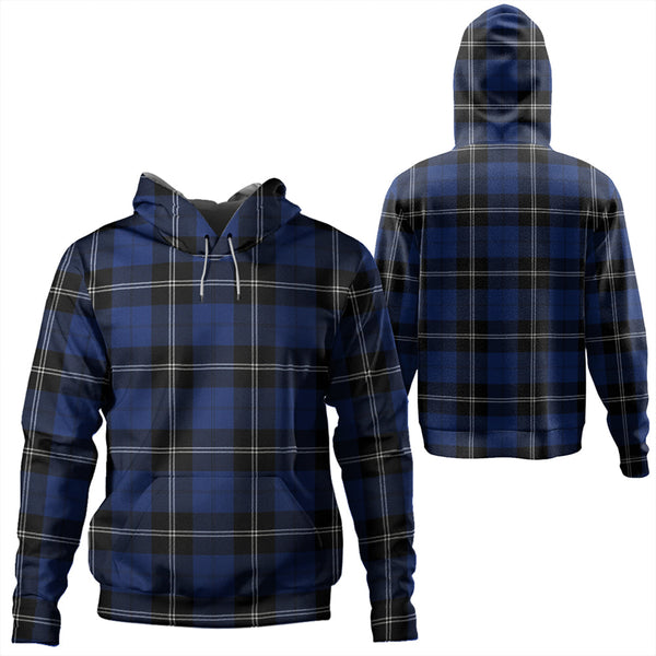 Ramsay Blue Modern Tartan Classic Hoodie