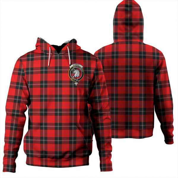 Ramsay Modern Tartan Classic Crest Hoodie