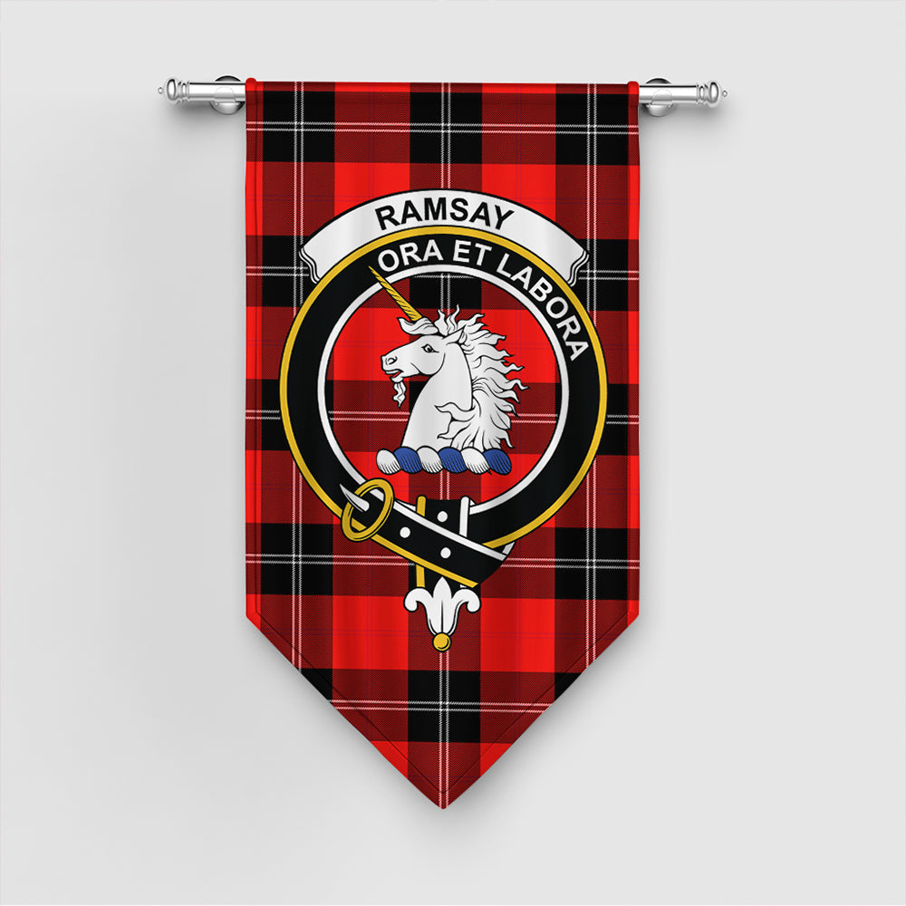 Ramsay Modern Tartan Classic Crest Gonfalon