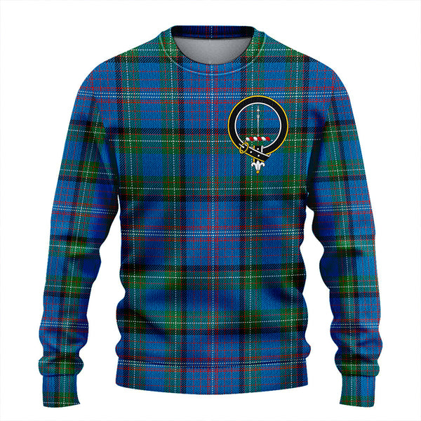 Rankin Ancient Clan Badge Tartan Knitted Sweater