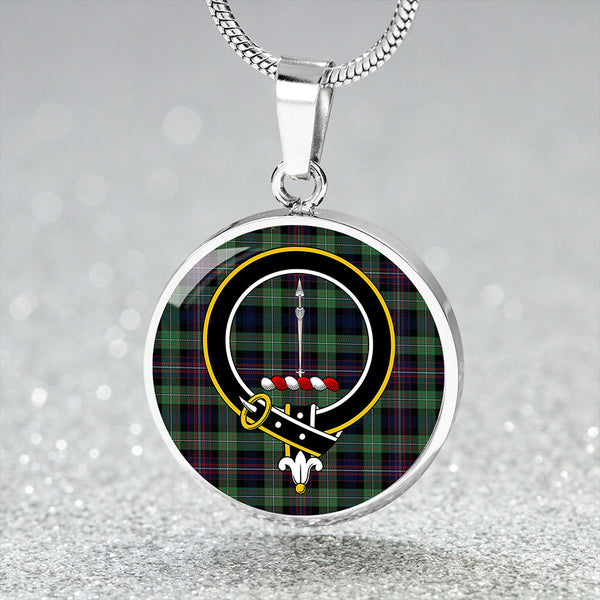 Rankin #3 Modern Clan Badge Tartan Classic Circle Necklace