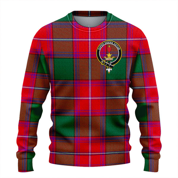 Rattray Modern Clan Badge Tartan Knitted Sweater