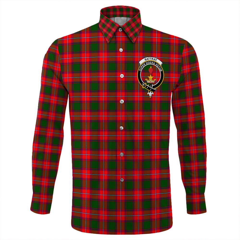 Rattray Modern Tartan Classic Crest Long Sleeve Button Shirt