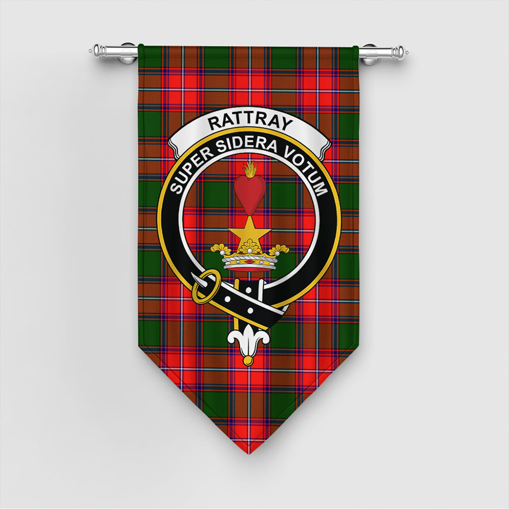 Rattray Modern Tartan Classic Crest Gonfalon