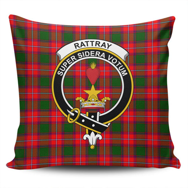 Rattray Modern Tartan Classic Crest Pillow Cover