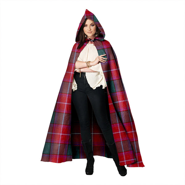 Rattray Weathered Clan Badge Tartan Hooded Cloak