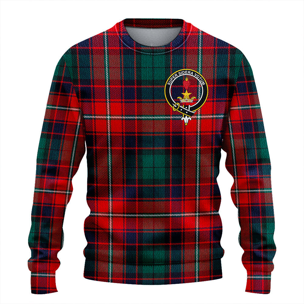 Rattray of Lude Modern Clan Badge Tartan Knitted Sweater