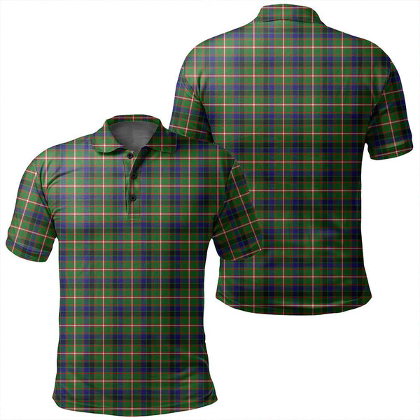 Reid Green Tartan Classic Polo Shirt