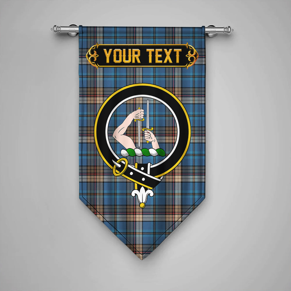 Renton Ancient Clan Badge Tartan Gonfalon Personalize