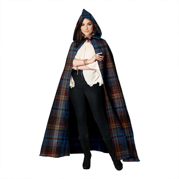 Renton Modern Clan Badge Tartan Hooded Cloak