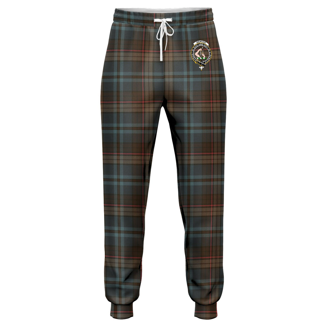 Renton Weathered Clan Badge Tartan Jogger Pants