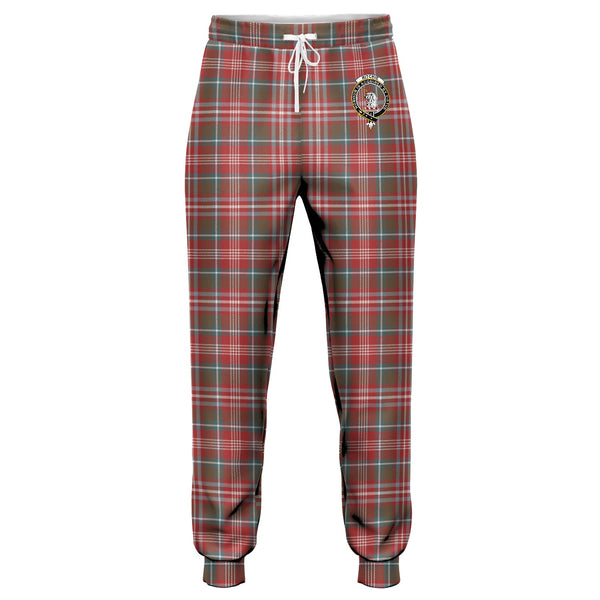 Ritchie Weathered Clan Badge Tartan Jogger Pants