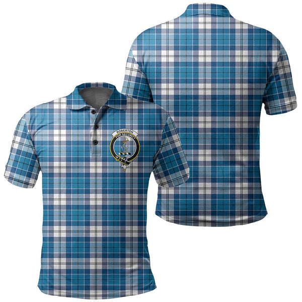 Roberton Tartan Classic Crest Polo Shirt