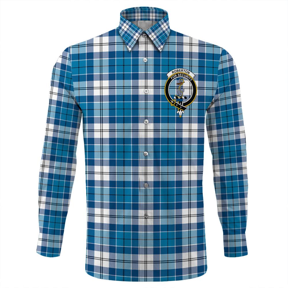 Roberton Tartan Classic Crest Long Sleeve Button Shirt