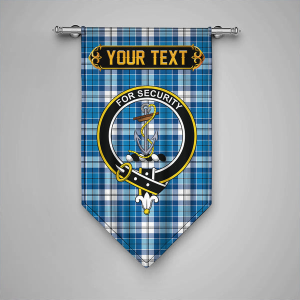 Roberton Clan Badge Tartan Gonfalon Personalize