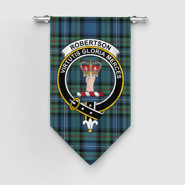 Robertson Hunting Ancient Tartan Classic Crest Gonfalon