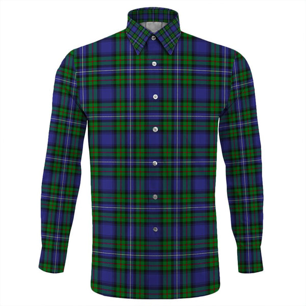 Robertson Hunting Modern Tartan Classic Long Sleeve Button Shirt