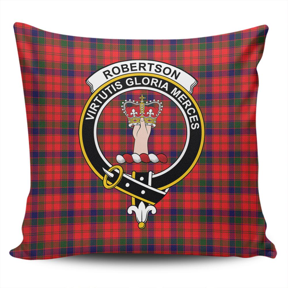 Robertson Modern Tartan Classic Crest Pillow Cover