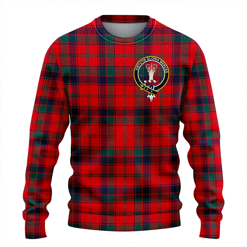 Robertson Modern Clan Badge Tartan Knitted Sweater