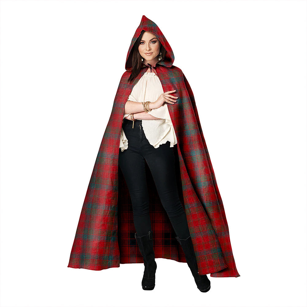 Robertson Weathered Clan Badge Tartan Hooded Cloak