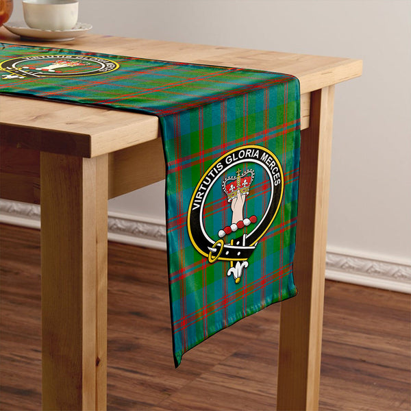 Robertson of Struan Ancient Clan Badge Tartan Table Runner