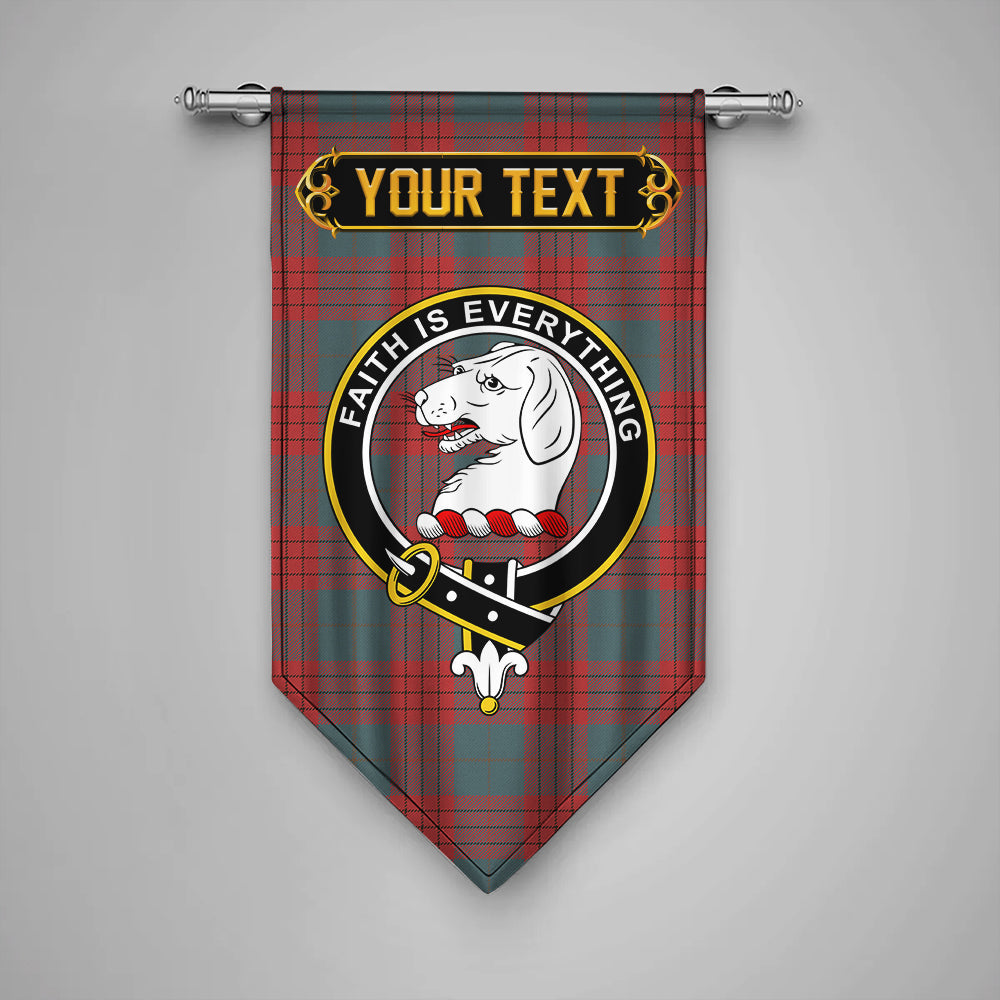 Robinson Dress (Robins Dress) Weathered Clan Badge Tartan Gonfalon Personalize