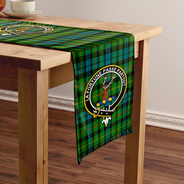 Rollo Ancient Clan Badge Tartan Table Runner