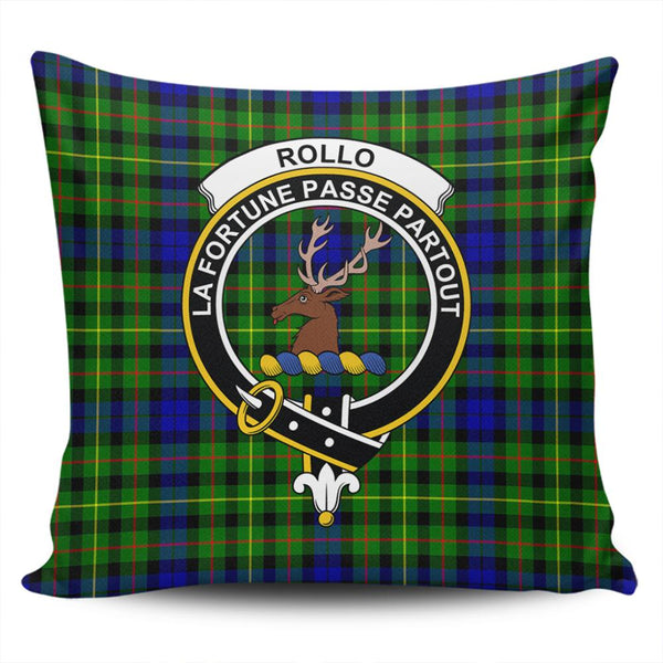 Rollo Modern Tartan Classic Crest Pillow Cover