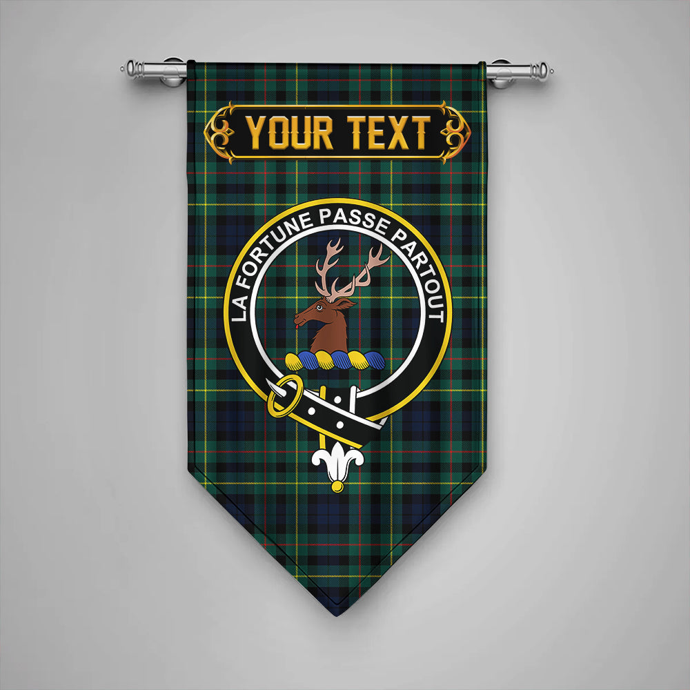 Rollo Modern Clan Badge Tartan Gonfalon Personalize