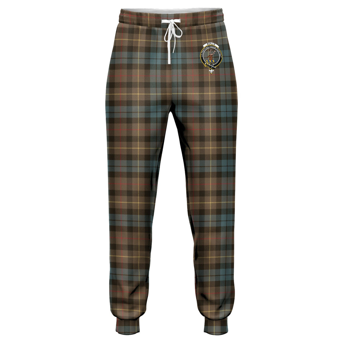 Rollo Weathered Clan Badge Tartan Jogger Pants