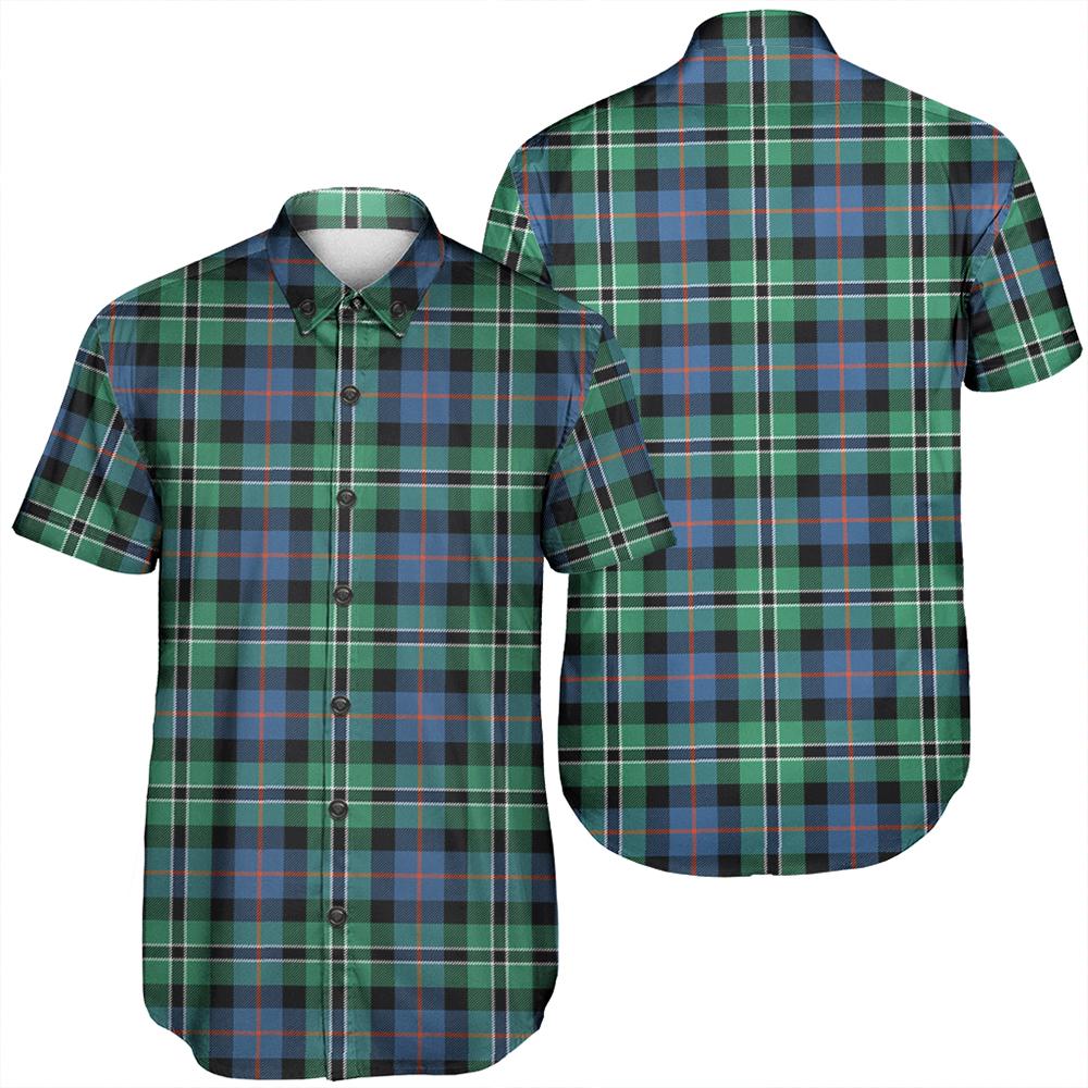 Rose Hunting Ancient Tartan Classic Short Sleeve Shirt