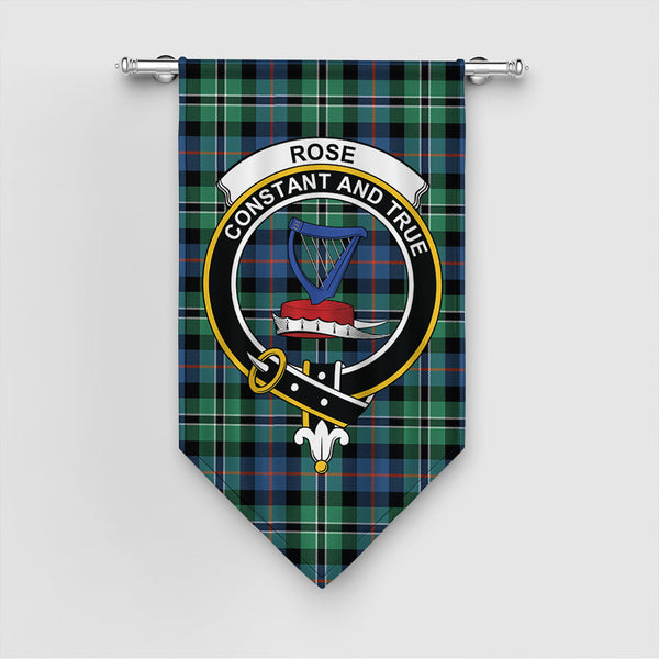 Rose Hunting Ancient Tartan Classic Crest Gonfalon